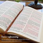 KJV Giant Print Red Letter Bible, Faux Leather