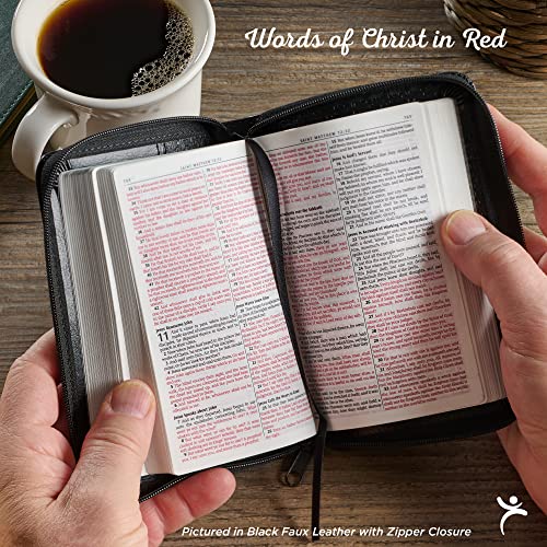 KJV Holy Bible Large Print Compact, Red Letter