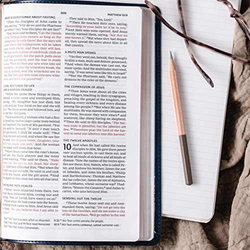 NKJV Large Print Thinline Bible, Charcoal, Red Letter