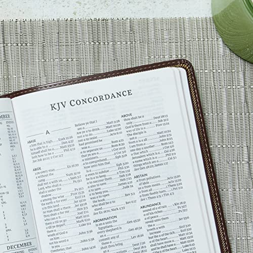 Personal Size Giant Print KJV Holy Bible with 43,000 Cross References
