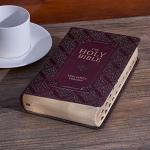 KJV Giant Print Red Letter Bible, Faux Leather