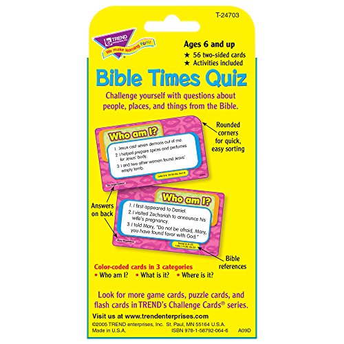 Quiz Challenge Cards: Bible Times - Test Your Knowledge
