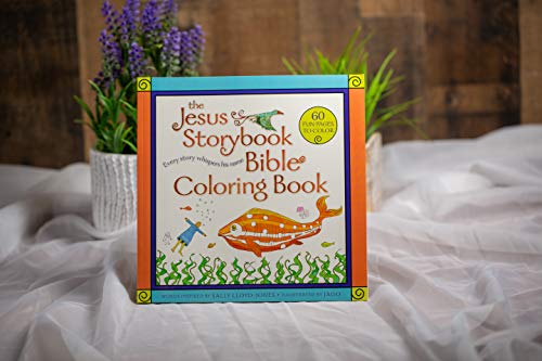 Kids Bible Coloring Book: Every Story Whispers Jesus