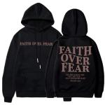 BANGELY Women's Christian Faith Over Fear Hoodie