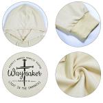 Women's Waymaker Miracle Worker Promise Keeper Hoodie Sweatshirt