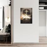 Christian Wall Art Hand of God Cross Canvas