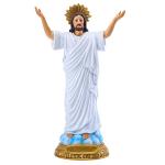 MACLARONX Risen Jesus Statue, Divine Mercy Lord Figurine