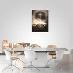 Christian Wall Art Hand of God Cross Canvas