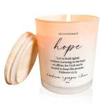 Inspirational Bible Verse Soy Candle - Christian Women's Gift