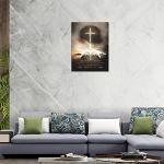 Christian Wall Art Hand of God Cross Canvas