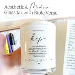 Inspirational Bible Verse Soy Candle - Christian Women's Gift