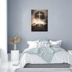 Christian Wall Art Hand of God Cross Canvas
