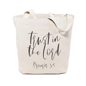 Trust in the Lord Shoulder Tote with Bible Verse