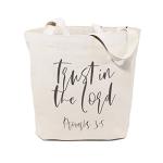 Trust in the Lord Shoulder Tote with Bible Verse