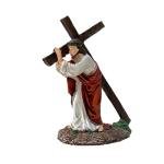 Hand-Painted Jesus Figurine for Baptism and Communion