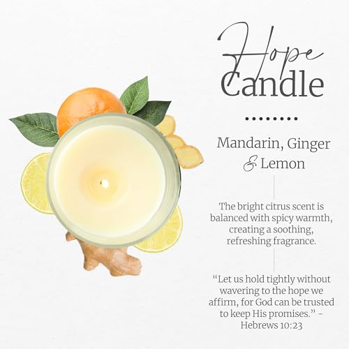 Inspirational Bible Verse Soy Candle - Christian Women's Gift