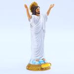 MACLARONX Risen Jesus Statue, Divine Mercy Lord Figurine