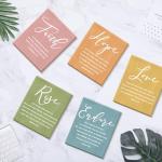 Faith Hope Love Bible Verse Wall Art Set