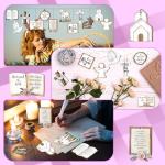 He is Risen Religious Easter Decor Ornaments Set