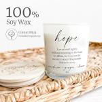 Inspirational Bible Verse Soy Candle - Christian Women's Gift