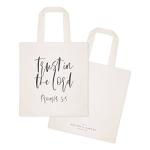 Trust in the Lord Shoulder Tote with Bible Verse
