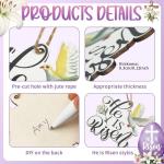 Wenqik Easter Wooden Hanging Ornaments Decor - 36 Pcs