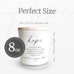 Inspirational Bible Verse Soy Candle - Christian Women's Gift