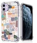 Christian Jesus Quotes iPhone 11 Case, Trendy Collage