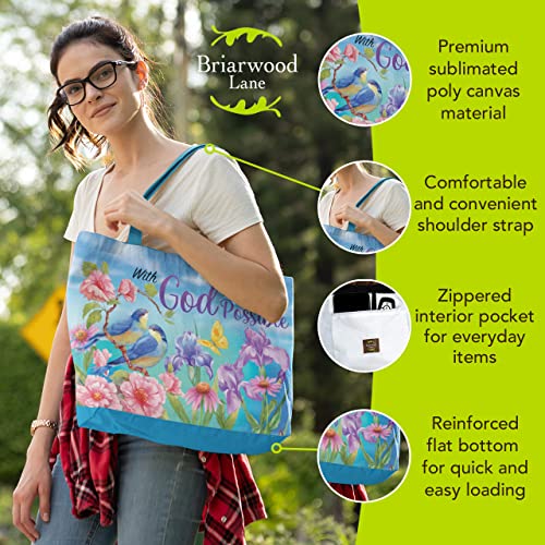 Inspirational God Canvas Tote Bag - Briarwood Lane