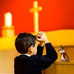 Hand-Painted Jesus Figurine for Baptism and Communion