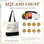 20 Christian Bible Canvas Tote Bags for Women