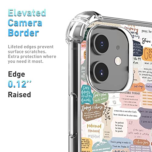 Christian Jesus Quotes iPhone 11 Case, Trendy Collage