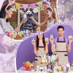 Wenqik Easter Wooden Hanging Ornaments Decor - 36 Pcs