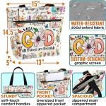 Large Christian Faith Tote Bag - Waterproof with Pockets