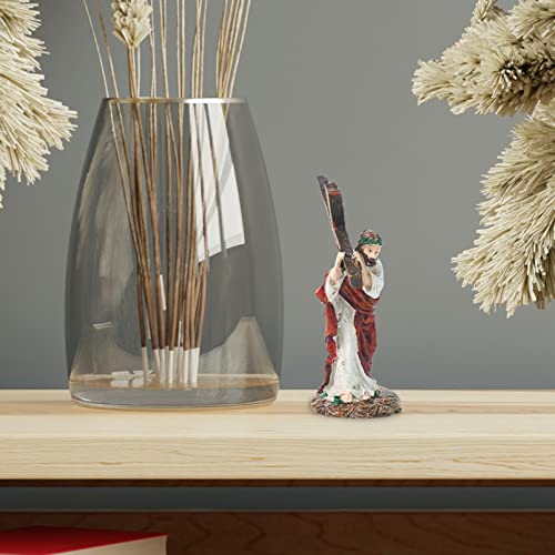 Jesus Cross Statue for Home, Church, Office Decor