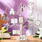 He is Risen Religious Easter Decor Ornaments Set