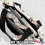 Large Christian Faith Tote Bag - Waterproof with Pockets