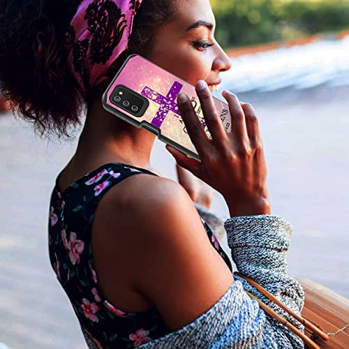 Galaxy A03S Christian Cross Bible Verse Protective Case