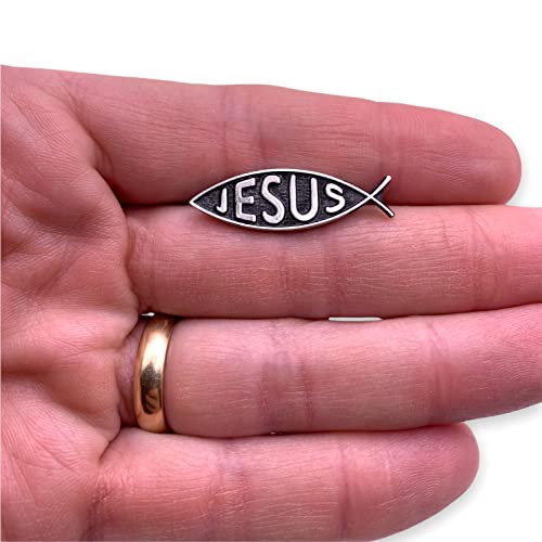 Jesus Fish Lapel Pin: Popular Christian Jewelry for Bikers