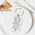 Religious Keychain Christian Gift Idea Bible Verse Spiritual