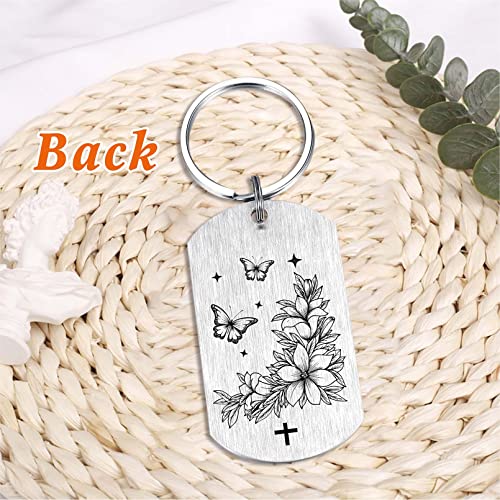 Religious Keychain Christian Gift Idea Bible Verse Spiritual