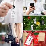 Christmas Religious Keychains Bulk Pack with Bible Verses