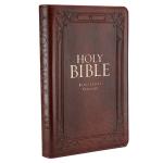 Holy Bible King James Version Burgundy Faux Leather Thumb-Indexed