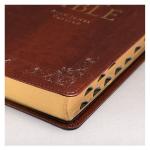 Holy Bible King James Version Burgundy Faux Leather Thumb-Indexed
