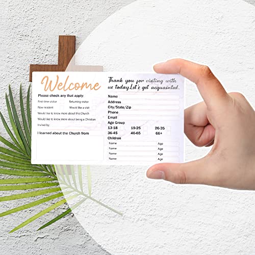 Marble Church Visitor Cards - Pack of 200