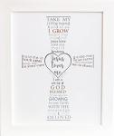 Jesus Loves Me Frame for Baby's Religious Occasions
