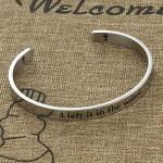 Kivosliviz Baptism Bracelet: Water Cuff for Women