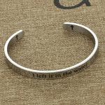 Kivosliviz Baptism Bracelet: Water Cuff for Women