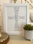 Jesus Loves Me Frame for Baby's Religious Occasions