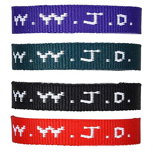 2 Dozen WWJD Christian Wrist Bands for Fundraising
